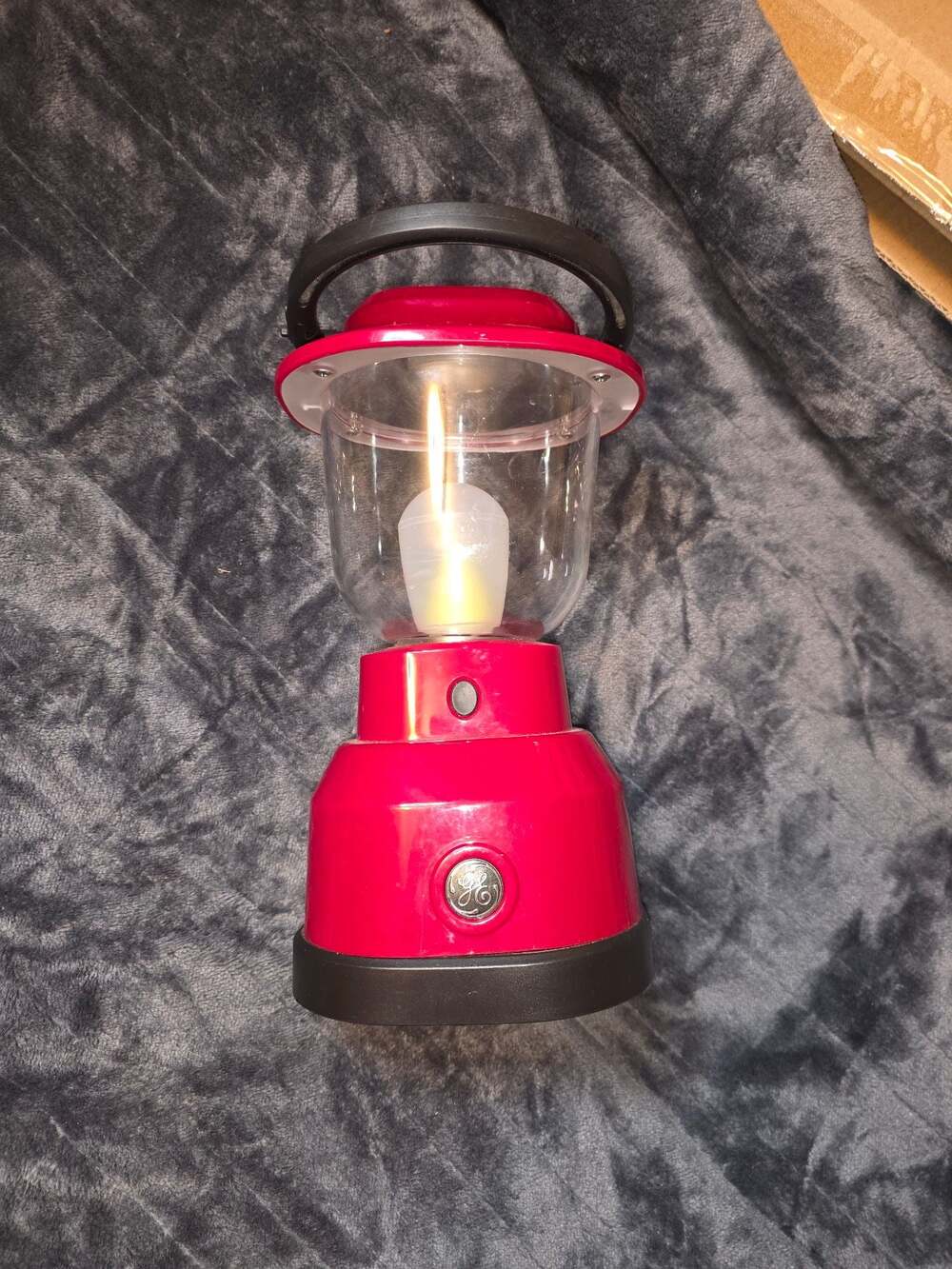 GE Enbrighten Weather-Resistant Dimmable LED Lantern - Crimson Red